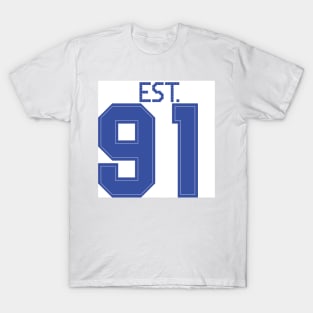 Est. 91 blue T-Shirt